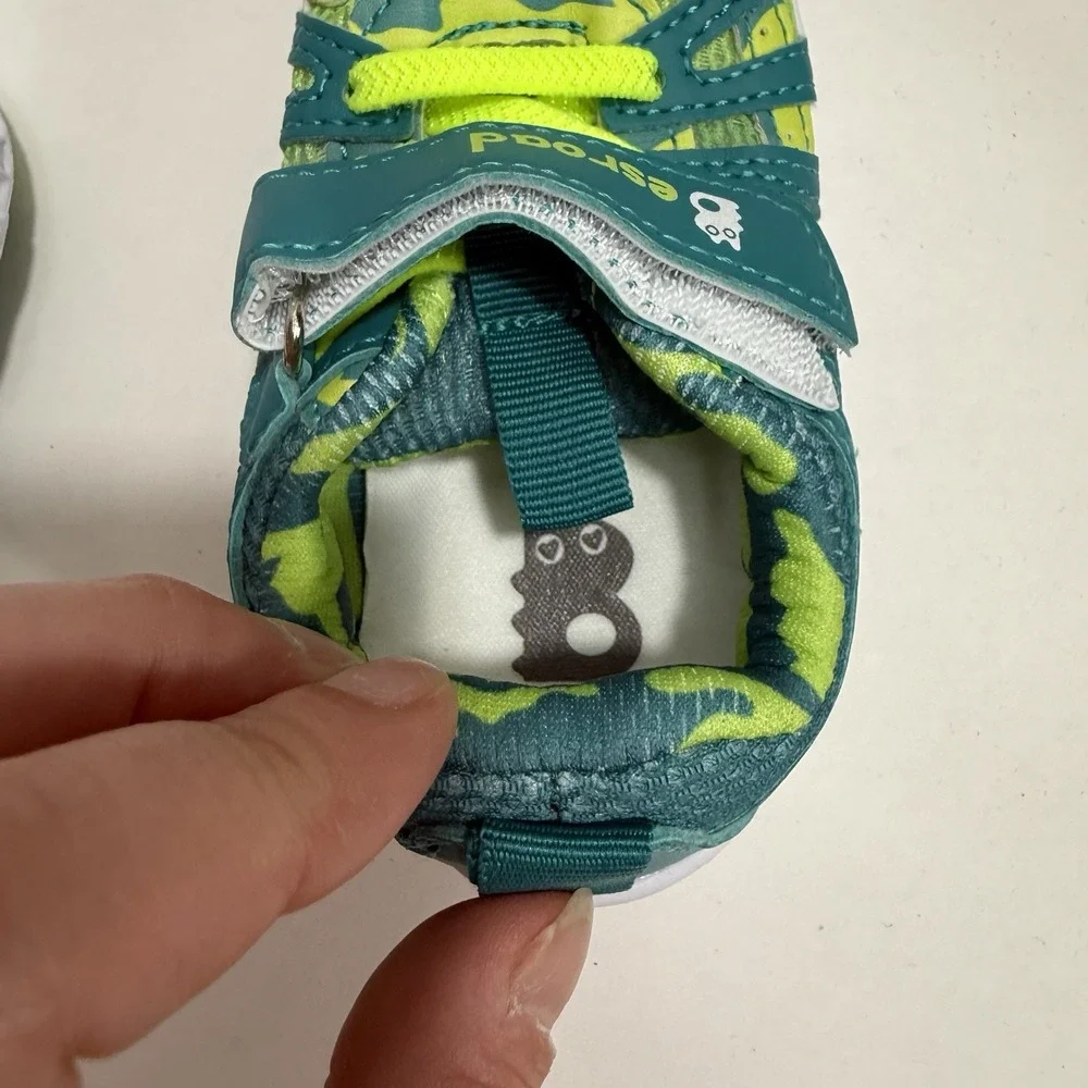 Green Camo Baby Sneakers Mesh Toddler First Walker Shoes Size 142